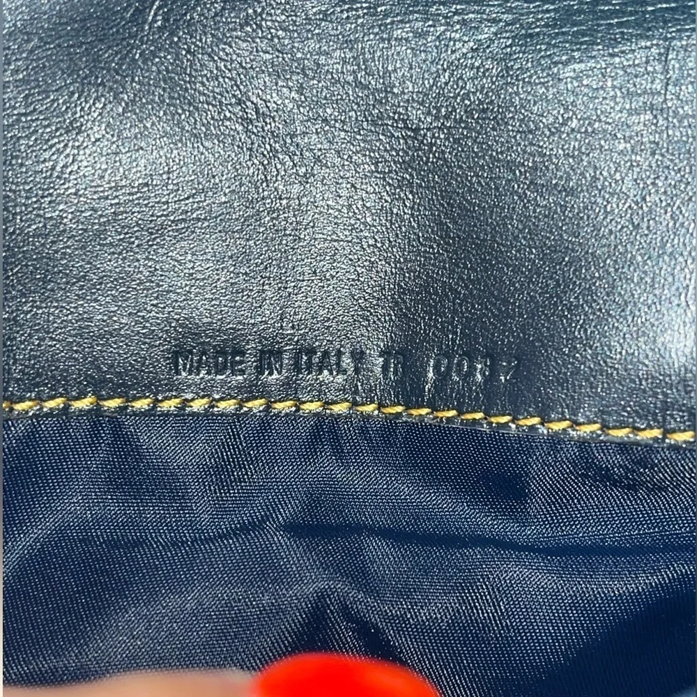 Dior Paris Vintage Diorissimo Saddle Flap NavyBlue Denim Oblique Jacquard wallet